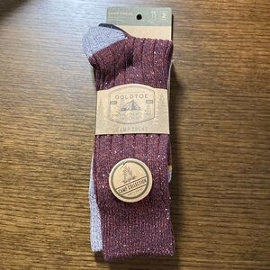 Signature Collection by Goldtoe Camp Socks 2 pair